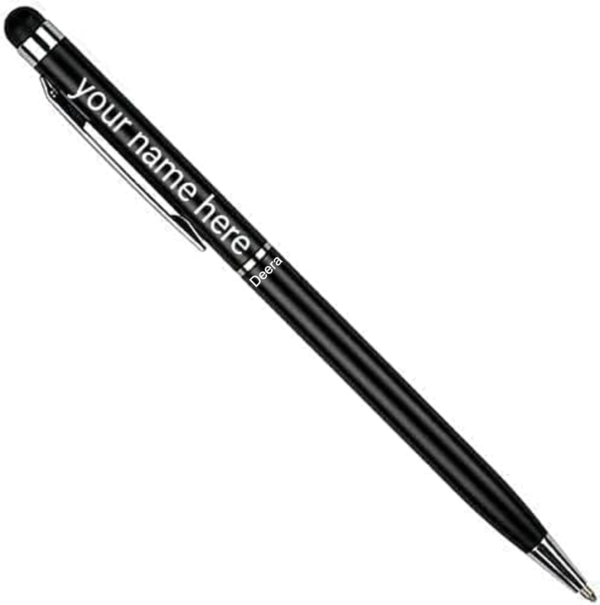 Pen With Name Customized Pens Personalized pen Metal Ball Pen With Name Engraving Black