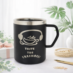 Crownlit Personalized Stainless Steel Mug – Premium Custom N (3) deera