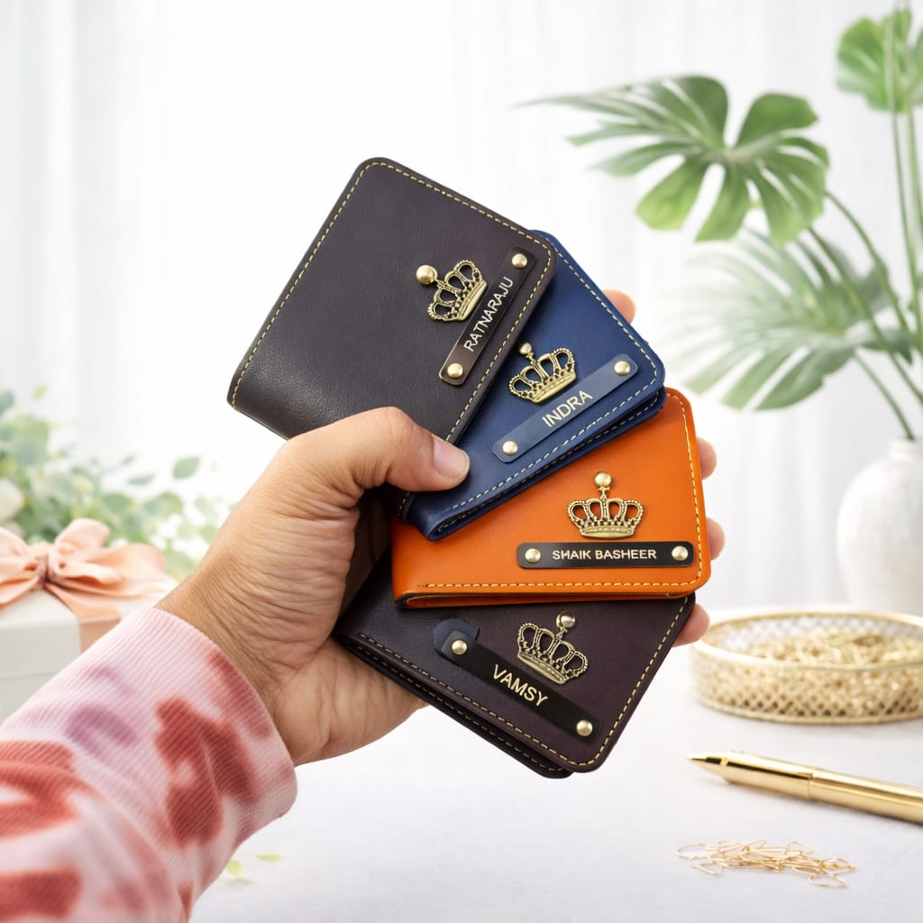 Customized Name Wallets – Personalized Wallets with Name Engraving - Deera - Image 2
