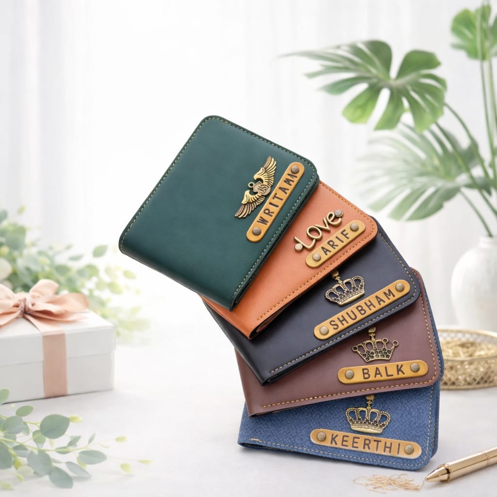 Customized Name Wallets – Personalized Wallets with Name Engraving - Deera