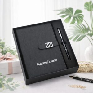 The Perfect Corporate Gift – Classic Notebook & Pen Set  Custom Executive Gift - Deera