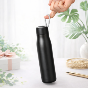 Hot and Cold Vacuum Insulated Water Bottle with Strap – Stainless Steel Leakproof Flask  500ml Travel Thermos Deera