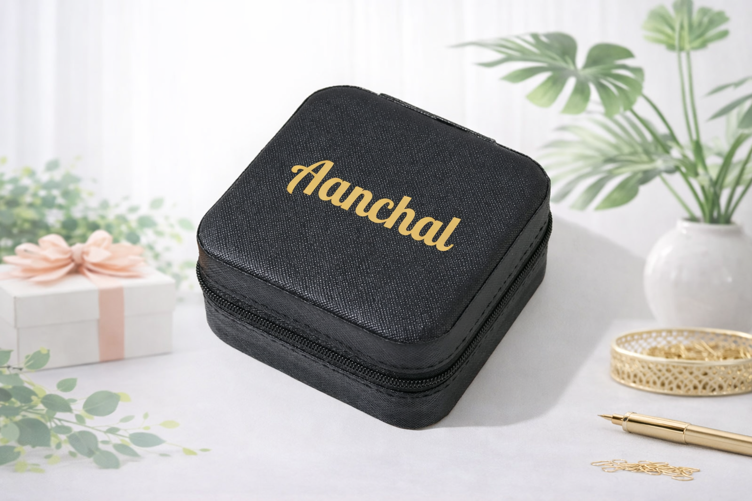 Jewellery Box Organizer – Elegant Storage Case for Rings, Earrings & Accessories - Deera - Image 3