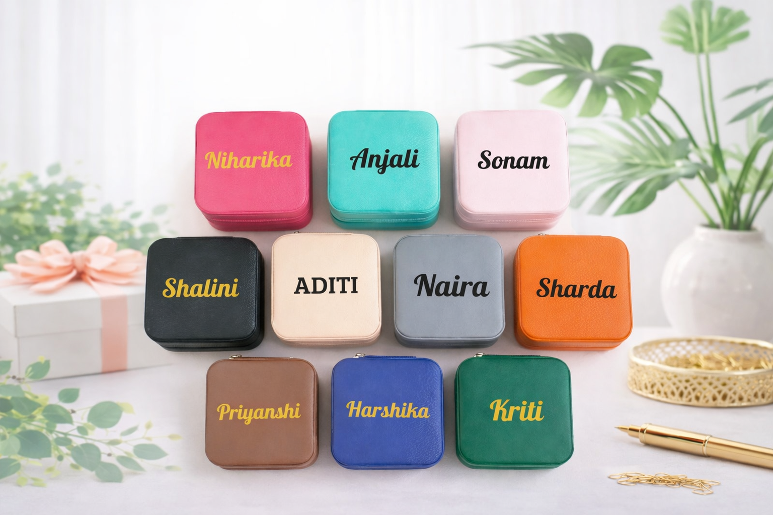 Jewellery Box Organizer – Elegant Storage Case for Rings, Earrings & Accessories - Deera - Image 2