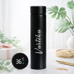 LED Temperature Display Vacuum Insulated Water Bottle – Personalized & Leak-Proof Stainless Steel Flask | Hot & Cold | 500ml - Deera