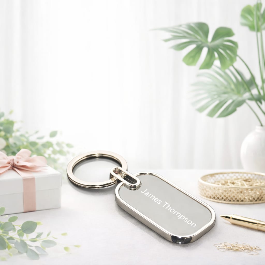 Personalized Keychain – Custom Name Photo Keyring Gift for Men & Women - Deera - Image 4