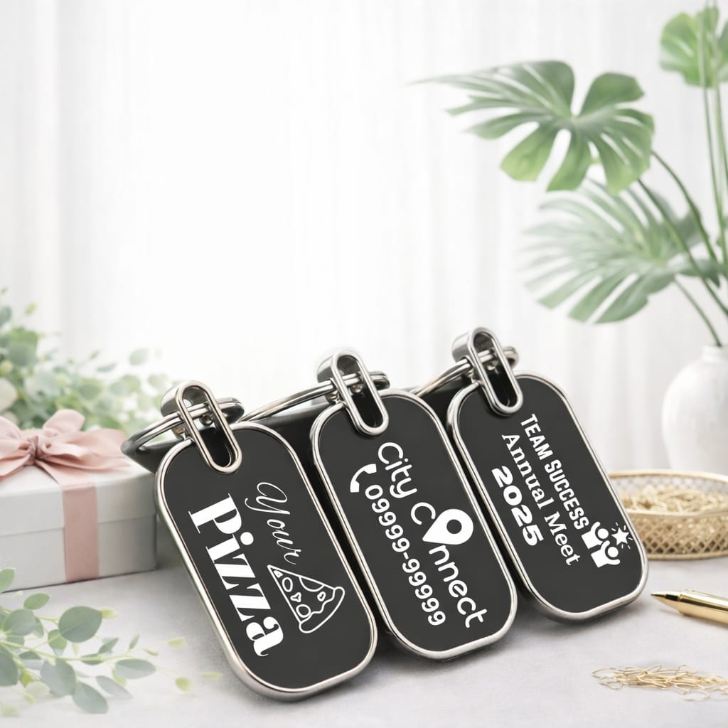 Personalized Keychain – Custom Name Photo Keyring Gift for Men & Women - Deera - Image 3