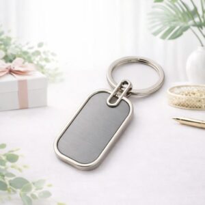 Personalized Keychain – Custom Name  Photo Keyring Gift for Men & Women - Deera