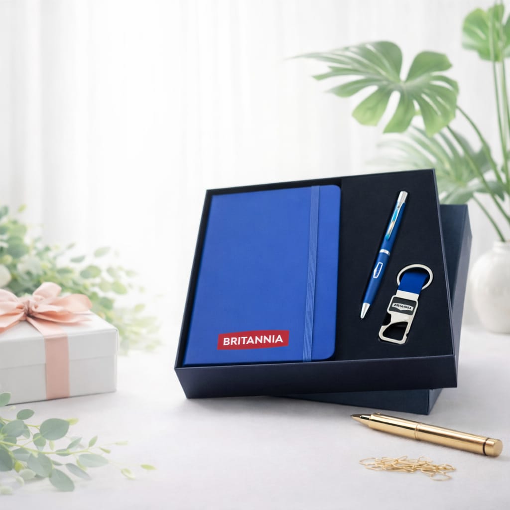 Personalized Trio Combo Diary, Pen, and Keychain Set - Deera