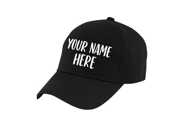 Personalized Cap with Custom Name Print